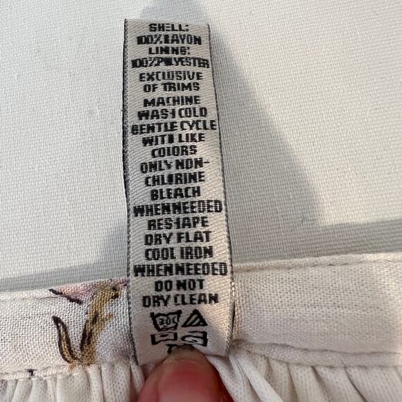 American Rag Dress Boho Floral Midi Romantic Size L - Picture 11 of 12